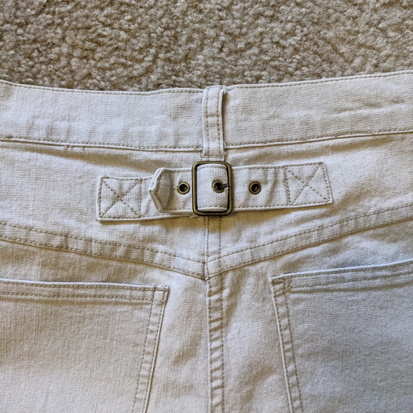 Cream Denim Pants - Picture 5 of 7
